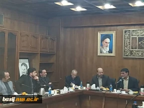 برگزاری جلسه شورای معاونین بسیج اساتید دانشگاه فنی و حرفه ای در دانشکده فنی انقلاب اسلامی تهران