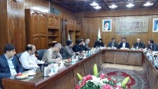 جلسه معارفه مسئول بسیج اساتید دانشکده فنی انقلاب اسلامی تهران
