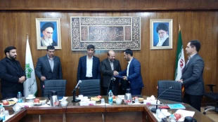 جلسه معارفه مسئول بسیج اساتید دانشکده فنی انقلاب اسلامی تهران
